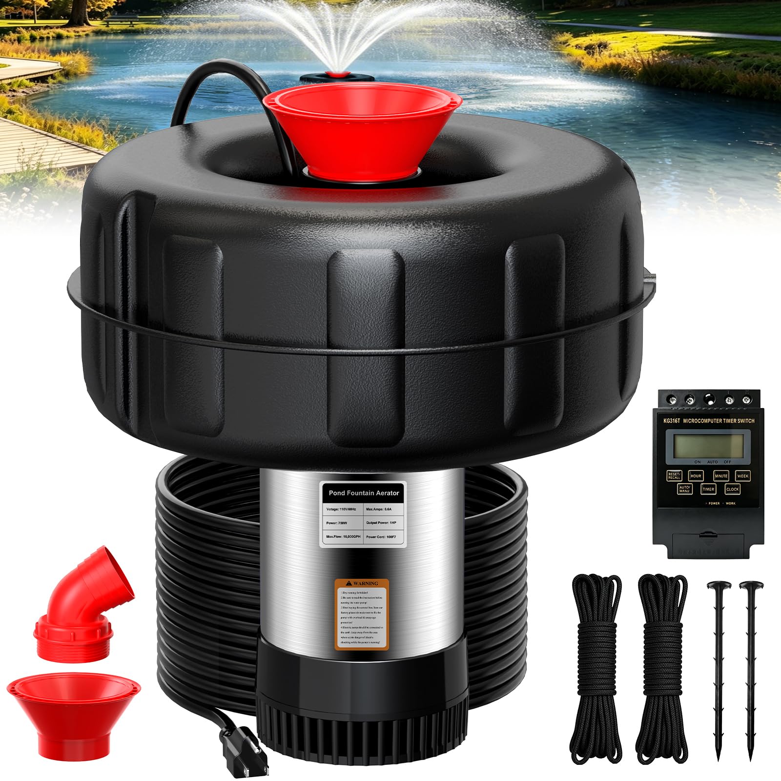 SYY Pond Fountain Aerator
