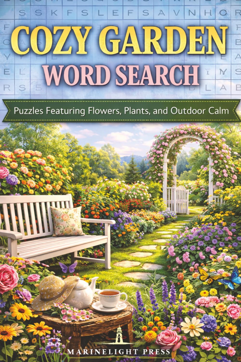 Cozy Garden Word Search: Puzzles Featuring Flowers, Plants and Outdoor Calm
