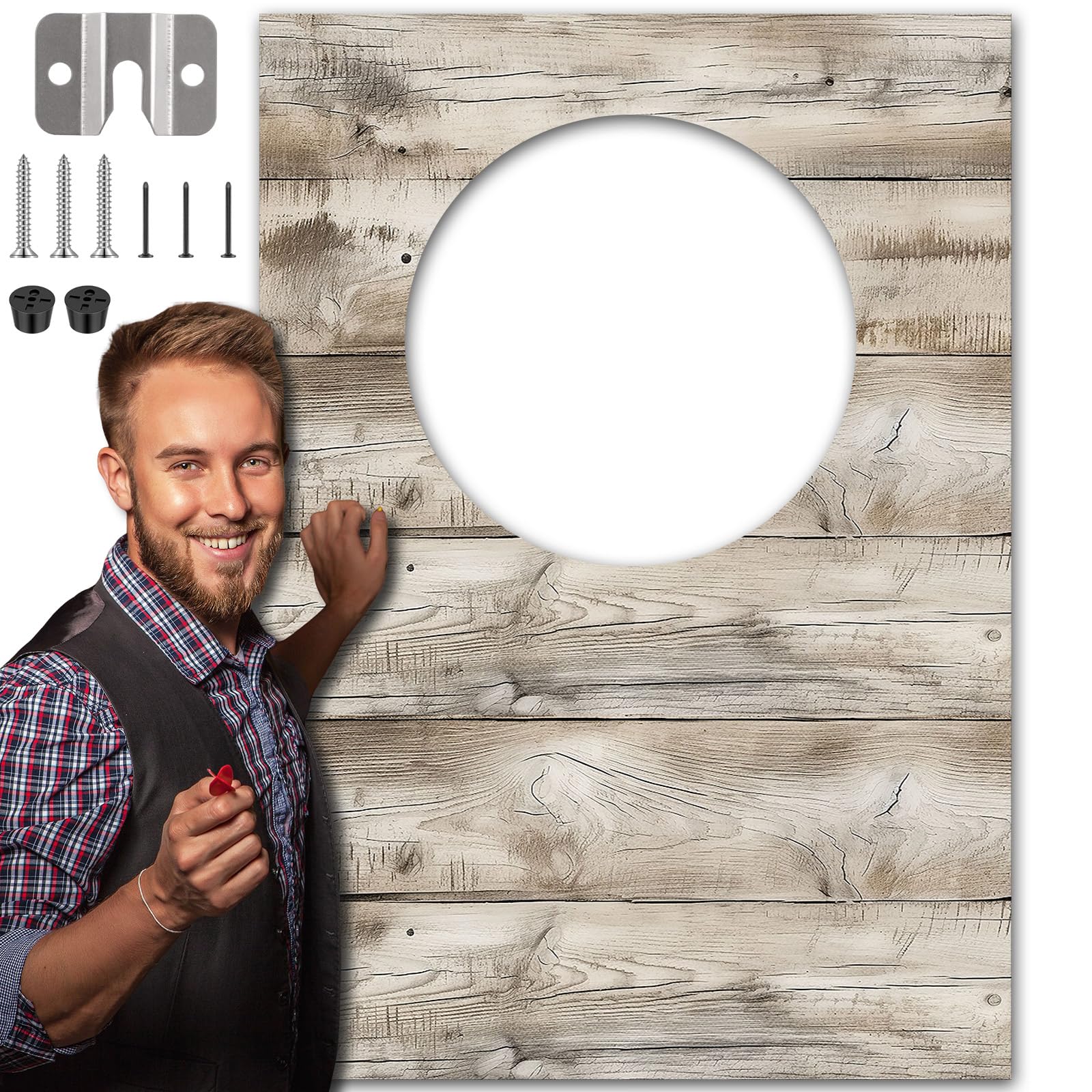 Mindsoft Extra Large Dart Board Wall Protectors
