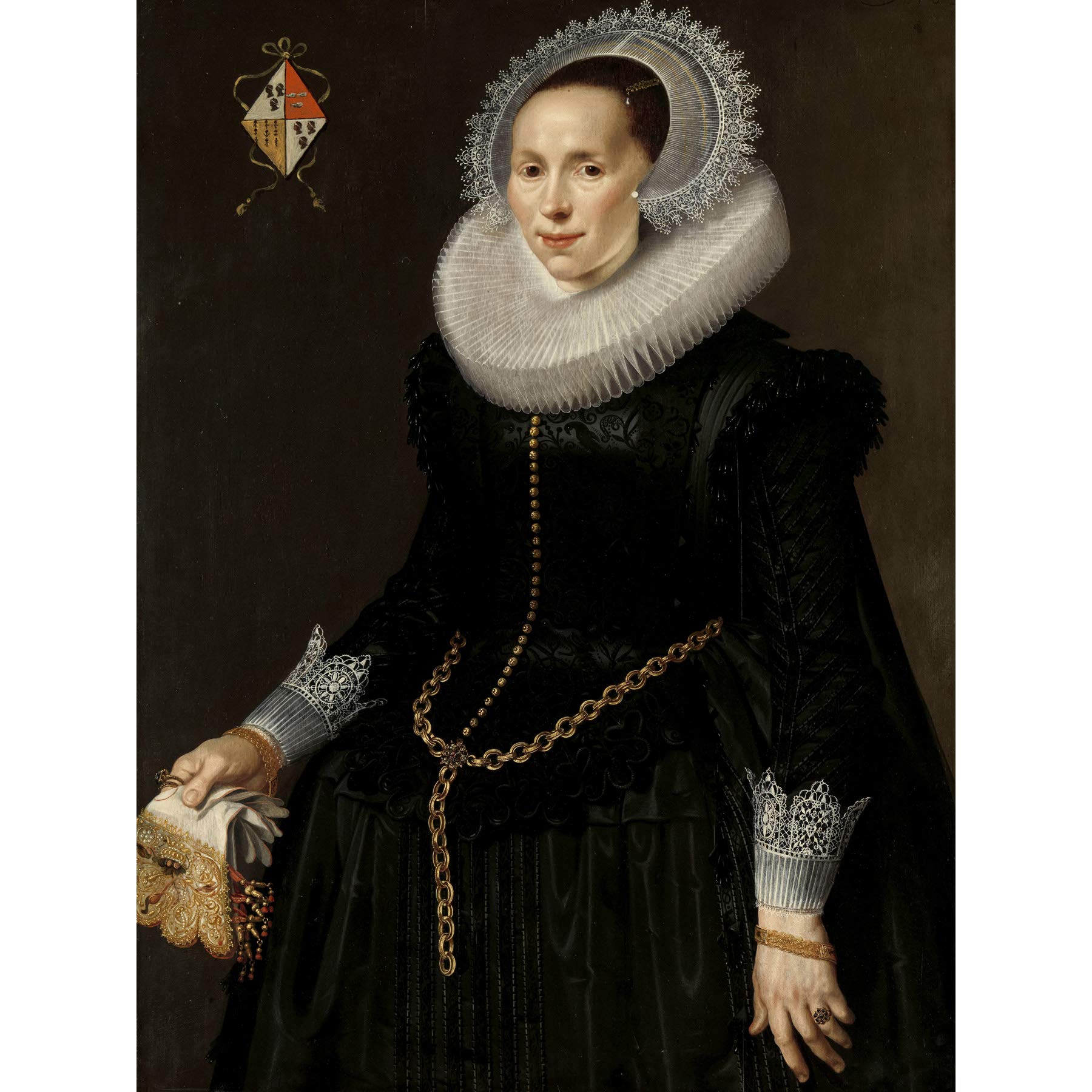 Artery8 Pickenoy Portrait Johanna Le Maire Premium Wall Art Canvas Print 18X24 Inch
