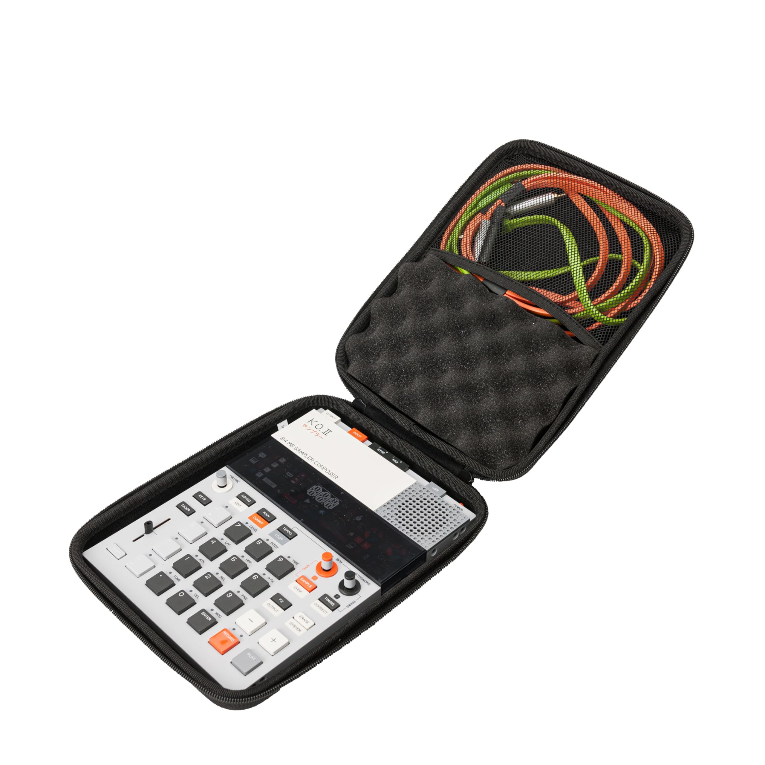 Magma CTRL Case Compatible with Teenage Engineering EP-133 K.O. II Sampler, Drum Machine and sequencer, Black - Image 4