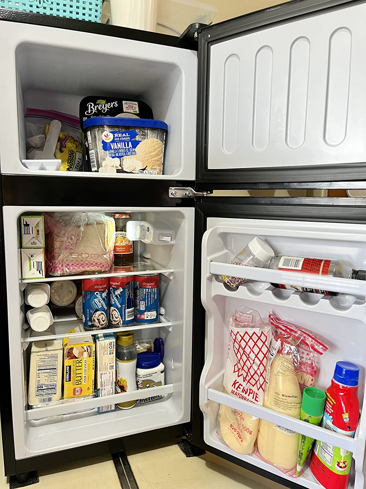 32/mo Finance KRIB BLING 3.5 Cu.Ft Refrigerator 2 Door 7 Level