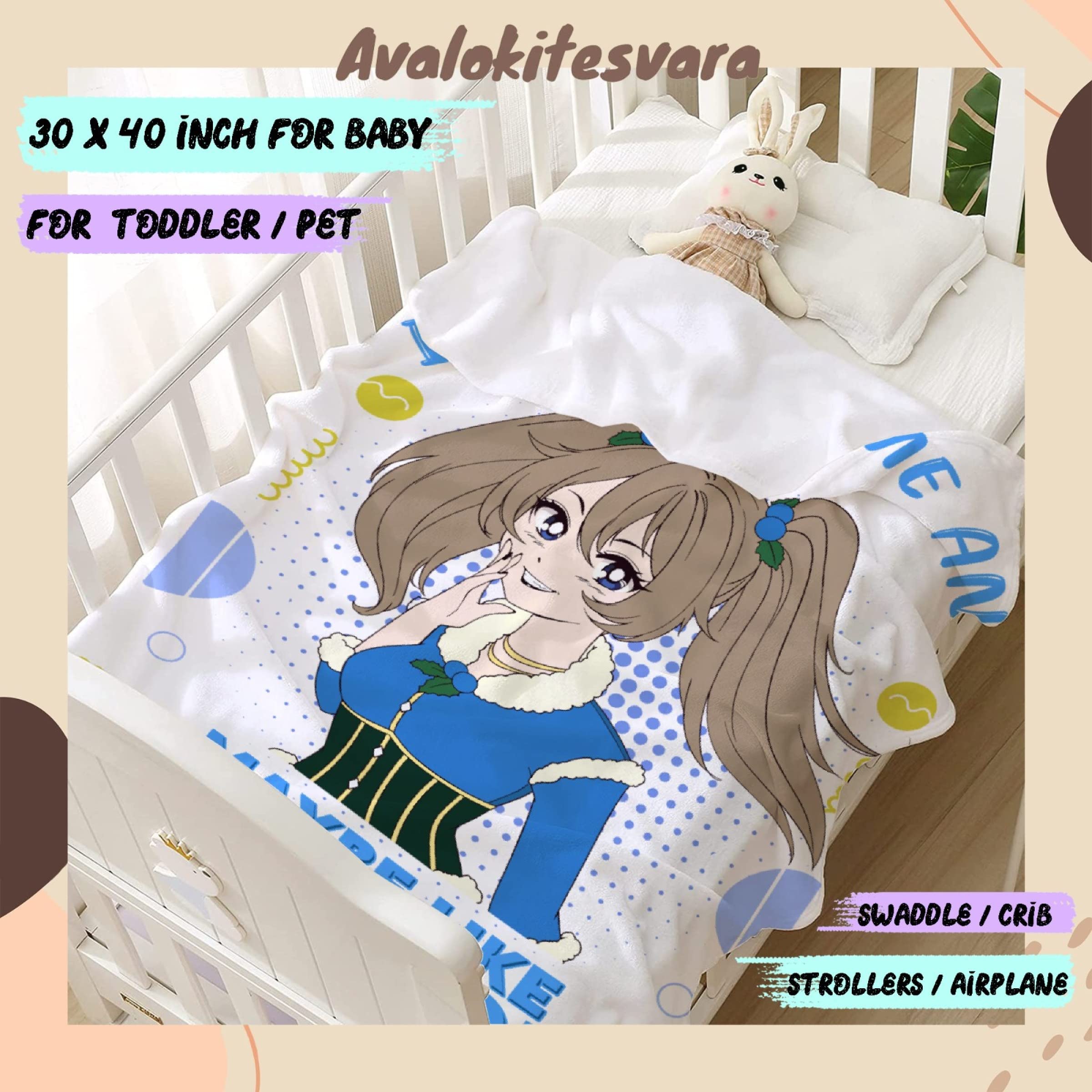 ARTBLANKET I Like Anime and Maybe Like 3 People Throw Blanket Fannel Fleece Super Soft Funny Blanket Travel Throw Blanket for Bed Couch Sofa 60x50 in for Teen Car