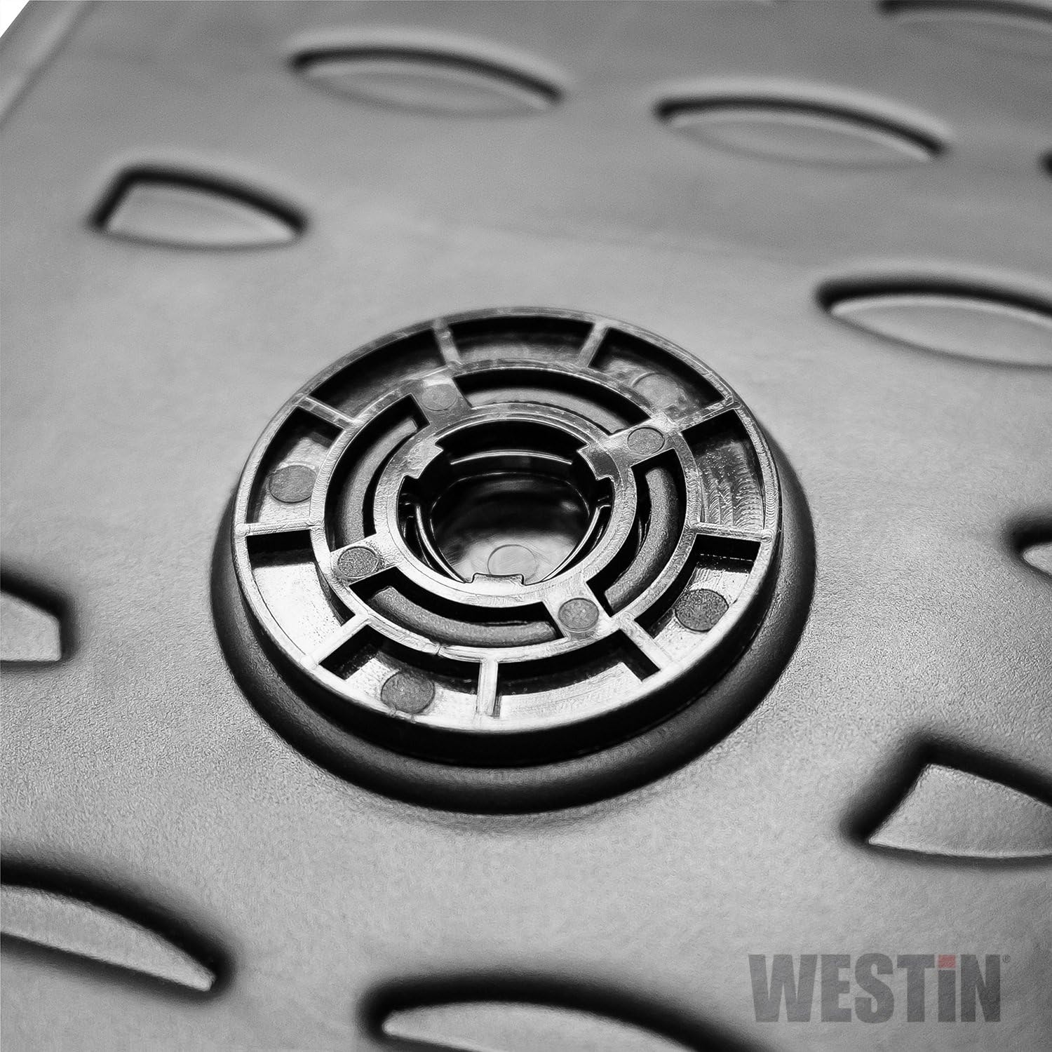 Westin 74-21-21006 Profile Custom Fit Floor Liners Front Row fits Jeep Wrangler JK 2dr/Wrangler JK Unlimited 4dr 2007-2018 (Excl 2018 JL) All Weather Waterproof Heavy Duty Floor Mat