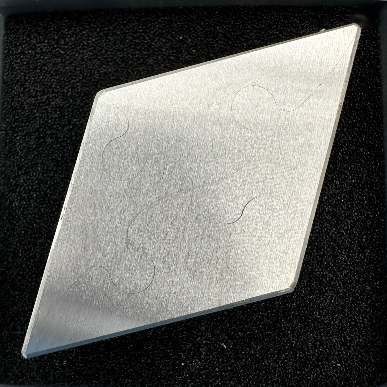 Heavenly Metals 4-Piece Rhombus 3D Puzzle for Adults – Stainless Steel Desk Toy and Fidget, Zero Tolerance Wire EDM Cut Office Gift for Men & Women