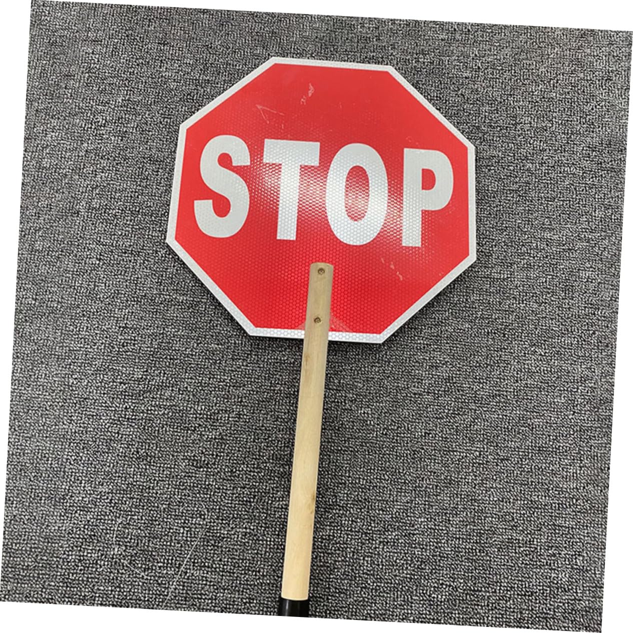 Amazon | 3個 道路標識を停止します。 反射停止標識 交通標識 ここの