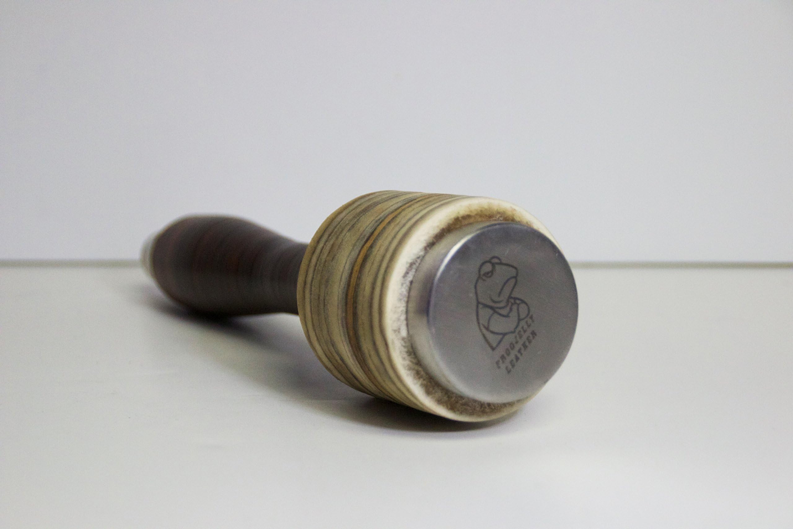 Frogjelly Leather Rawhide Maul - 1lb For Crafting and Hobby