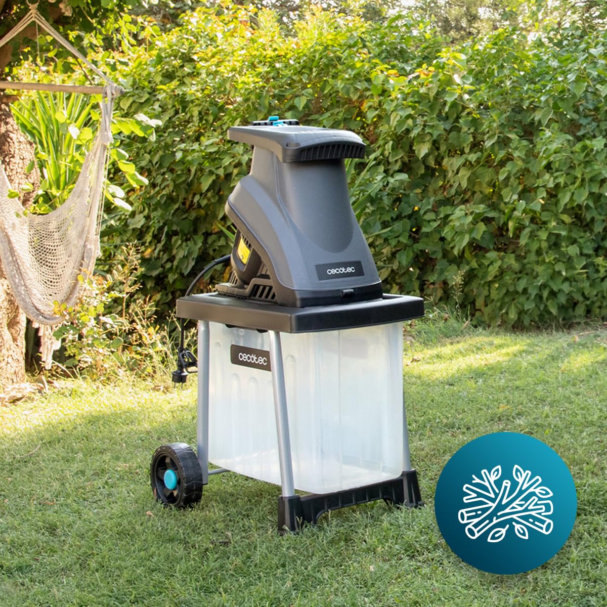 Cecotec BioCrush 3200 Grand broyeur de jardin