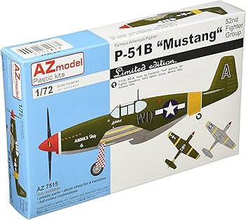 ムスタングです。1/72 フランカー  (プラモ 完成品 戦闘機) Amazon | AZ model 1/72 アメリカ空軍 P-51B マスタング 「第52戦闘