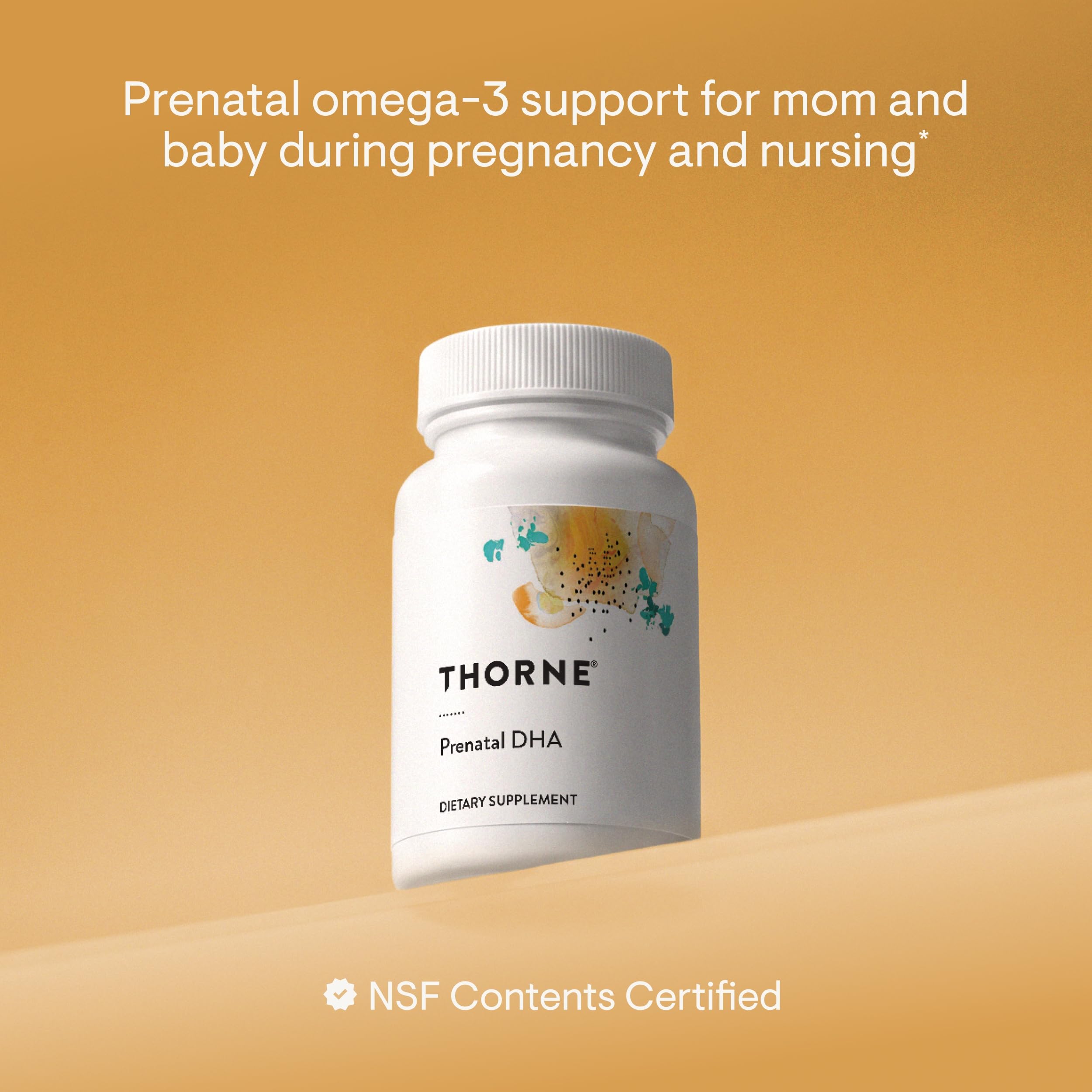 THORNE Prenatal DHA, Omega-3 Fish Oil with EPA & DHA, 60 Softgels — Amazon image 2