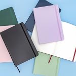 PAPERAGE Lined Journal Notebook, (Blush), 160 Pages, Medium 5.6 in x 8 in - 100 GSM Thick Paper – Hardcover Journaling Notebook for Work, School & Note Taking