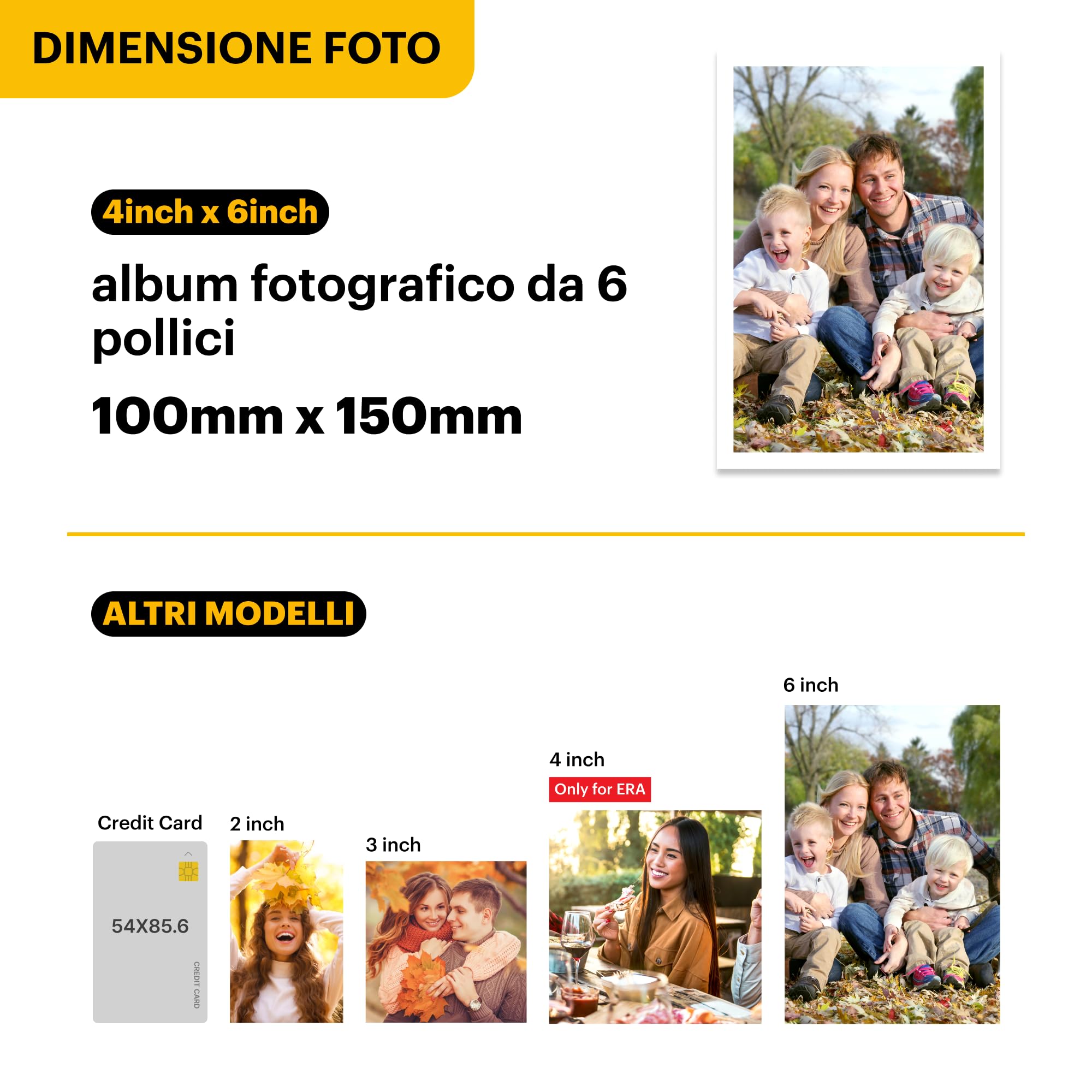 Kodak Dock Plus PD460, stampante fotografica portatile per smartphone, stampa istantanea, 10 x 15 cm, iOS e Android, Bluetooth & Docking, confezione da 80 + 10 carte fotografiche, giallo e