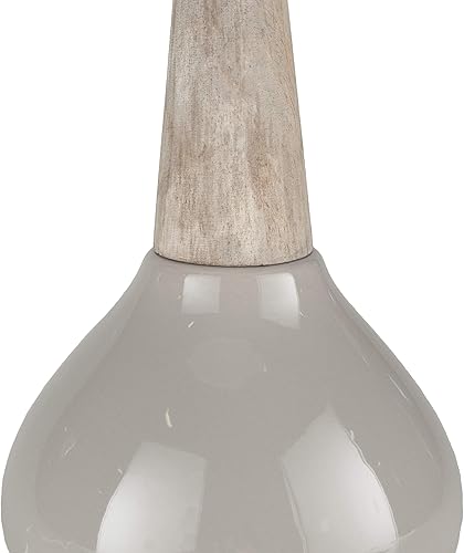 Miniatura 9 de Mark&Day Lámparas de mesa, Poysdorf moderna lámpara de mesita de noche en blanco y negro para mesita de noche, dormitorio, sala de estar, oficina