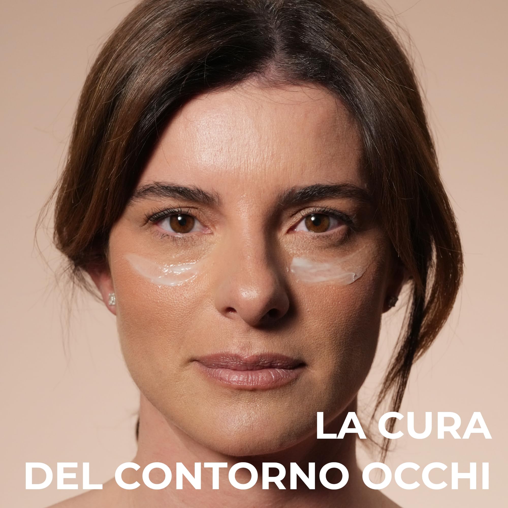 ALKEMY Crema Contorno Occhi Antirughe e Idratante - effetto Lifting e occhi Stanchi per Borse, Occhiaie e Rughe con Acido Ialuronico e Argilerine, Dermatologicamente Testata, Cosmetica Naturale 15ml