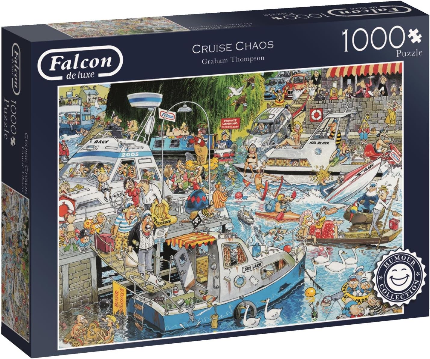 Jumbo 11198" Graham Thompson Cruise Chaos 1000 Piece Jigsaw Puzzle