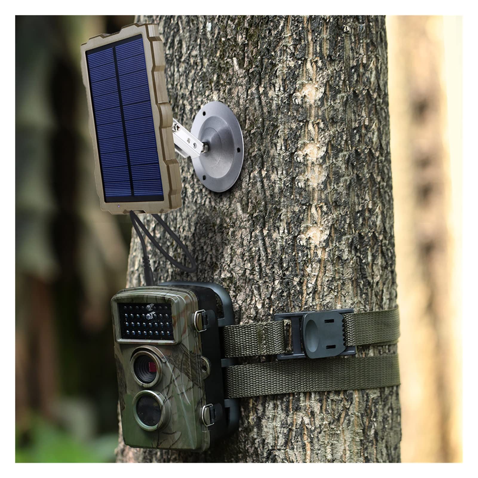 Pannello solare Caricabatterie di accensione del pannello solare 1500mAh for la fotocamera della fotocamera della caccia della macchina fotografica della macchina fotografica della macchina fotografic