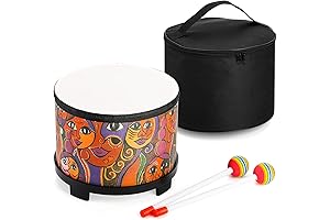 Tosnail 8 Inch Floor Tom Drum Toy: A Rhythmic Stepping Stone for Kids