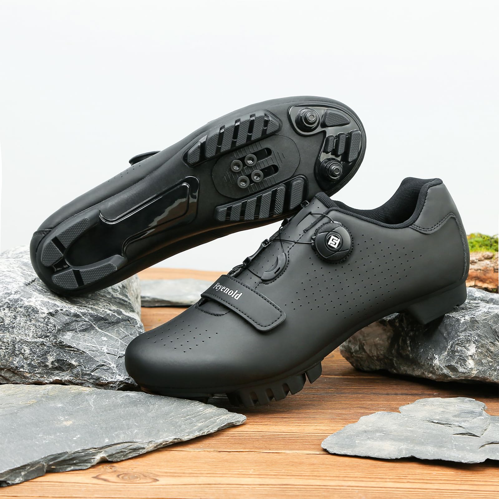 Feyenold Buty rowerowe, męskie, do jazdy na rowerze górskim, damskie, MTB, kompatybilne z SPD Cleats