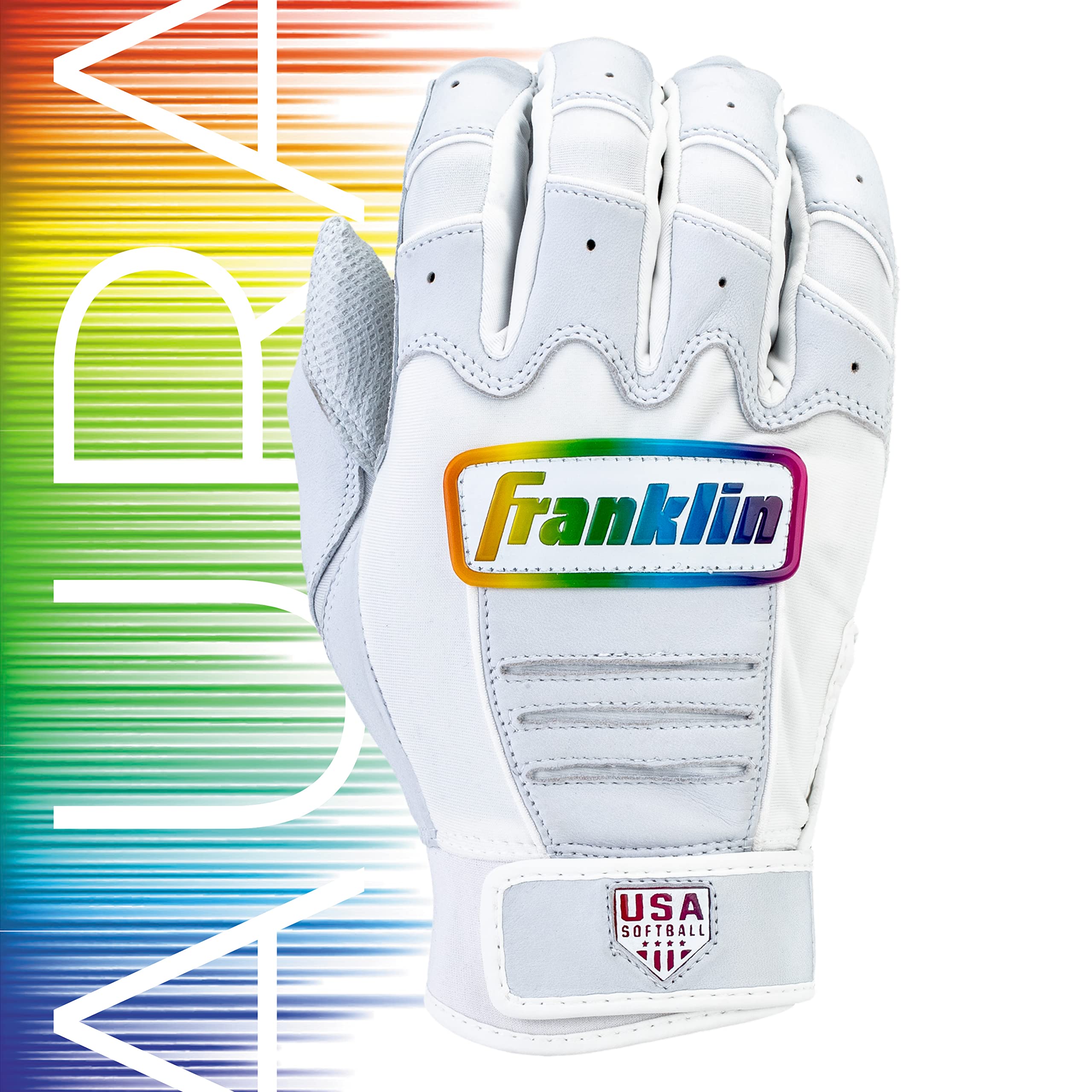 Gants De Frappe Franklin CFX Pro Aura – Femme XL – Blanc Nacré – Softball – Neufs