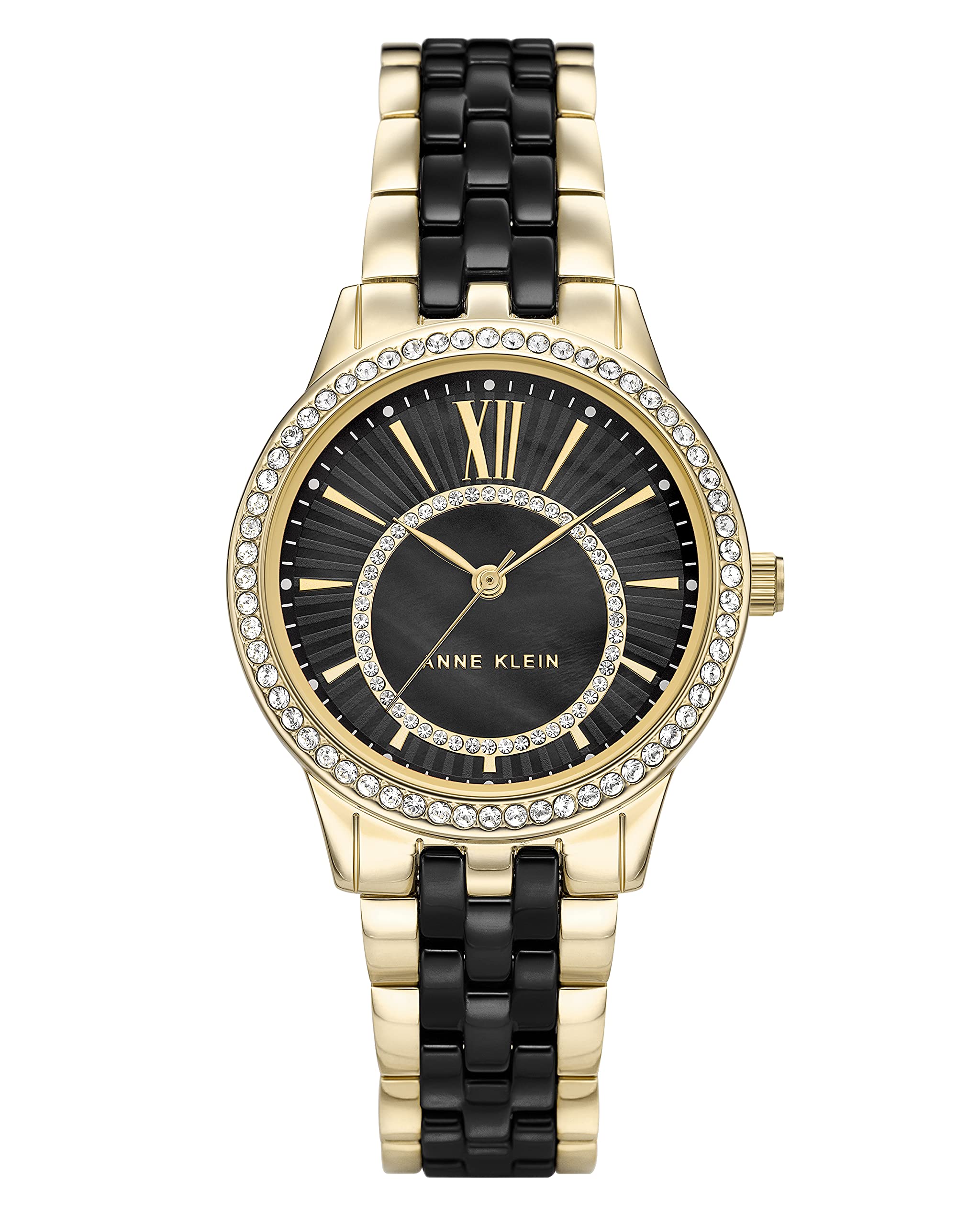 Anne Klein Quartz Analog Black Dial Ceramic Strap Watch for Women-NEAK3672BKGB (B0968RF6T9) Amazon Price History, Amazon Price Tracker