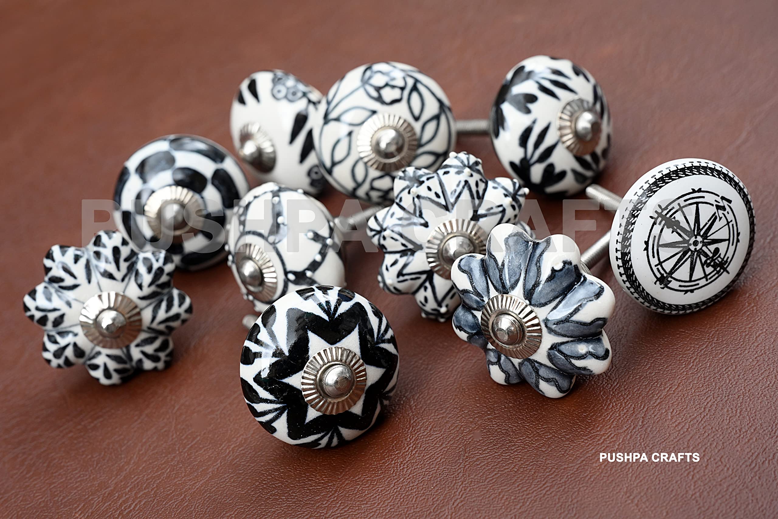 Yhuasia Testa Leone Pomello Mobili, 8 Pezzi Pomelli Maniglioni Testa - Foto 8