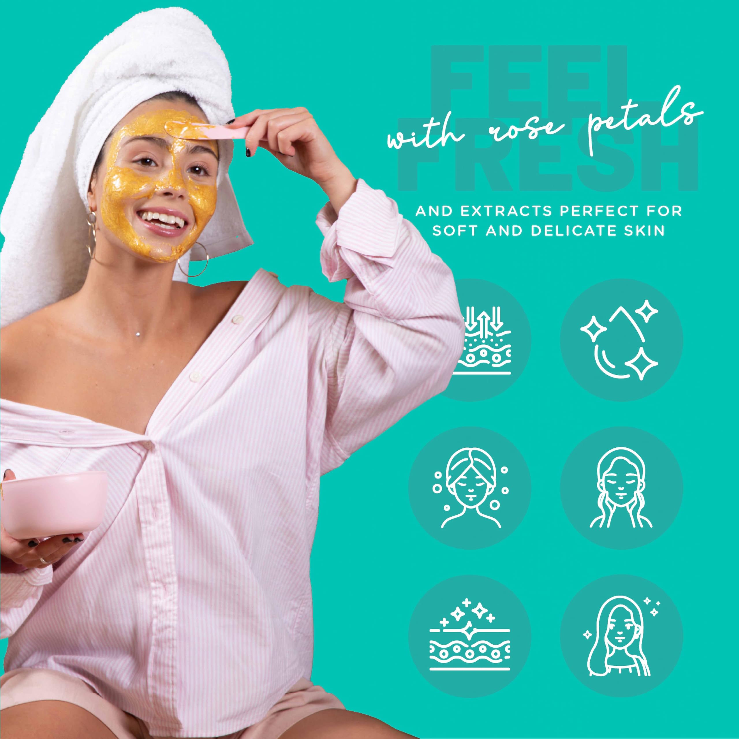 BRÜUN Beauty Hydrogel Jelly Face Masks Moisturizing Hydro jelly Hyaluronic Face Mask Jellymask Natural Anti-Wrinkle Natural For All Skin Types, 650g