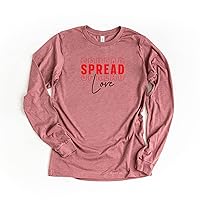 Vista 1 de Spread Love Stacked Long Sleeve Graphic Tee
