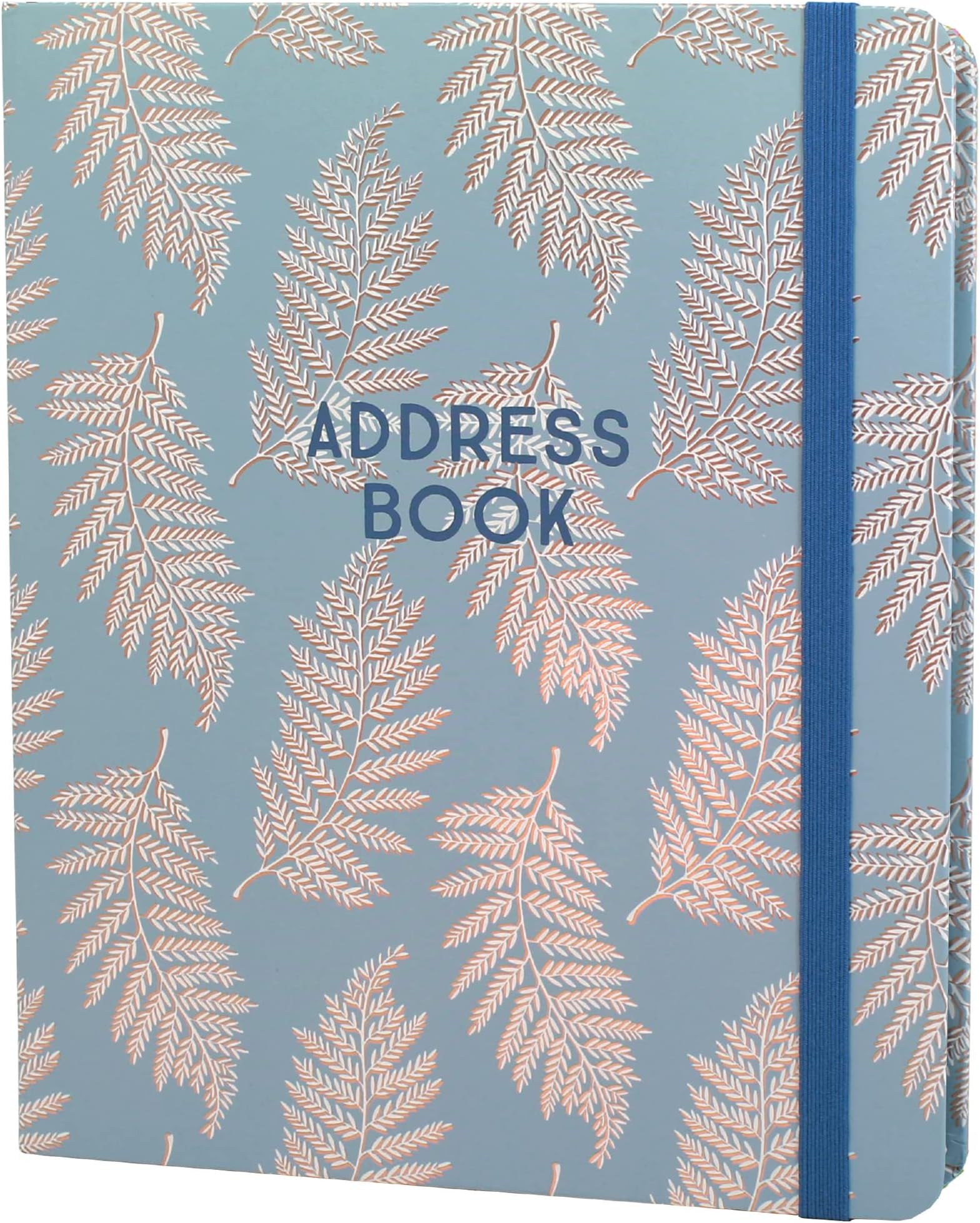 Boxclever Press Large Address Book. Address Book with Alphabetical Tabs and 432 Spaces. Hardcover Address Books with Change of Address Labels, Birthday & Christmas Card Sections. 8.5 x 7.5ins