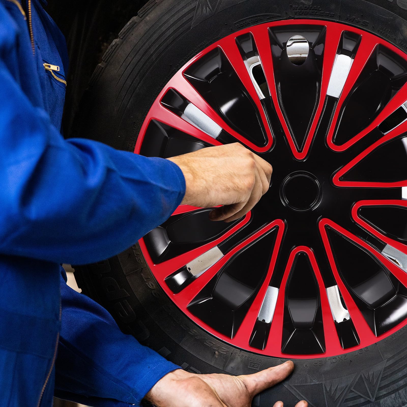 Coprimozzo Decorativo 15 Pollici in Pp per Ruota Auto
