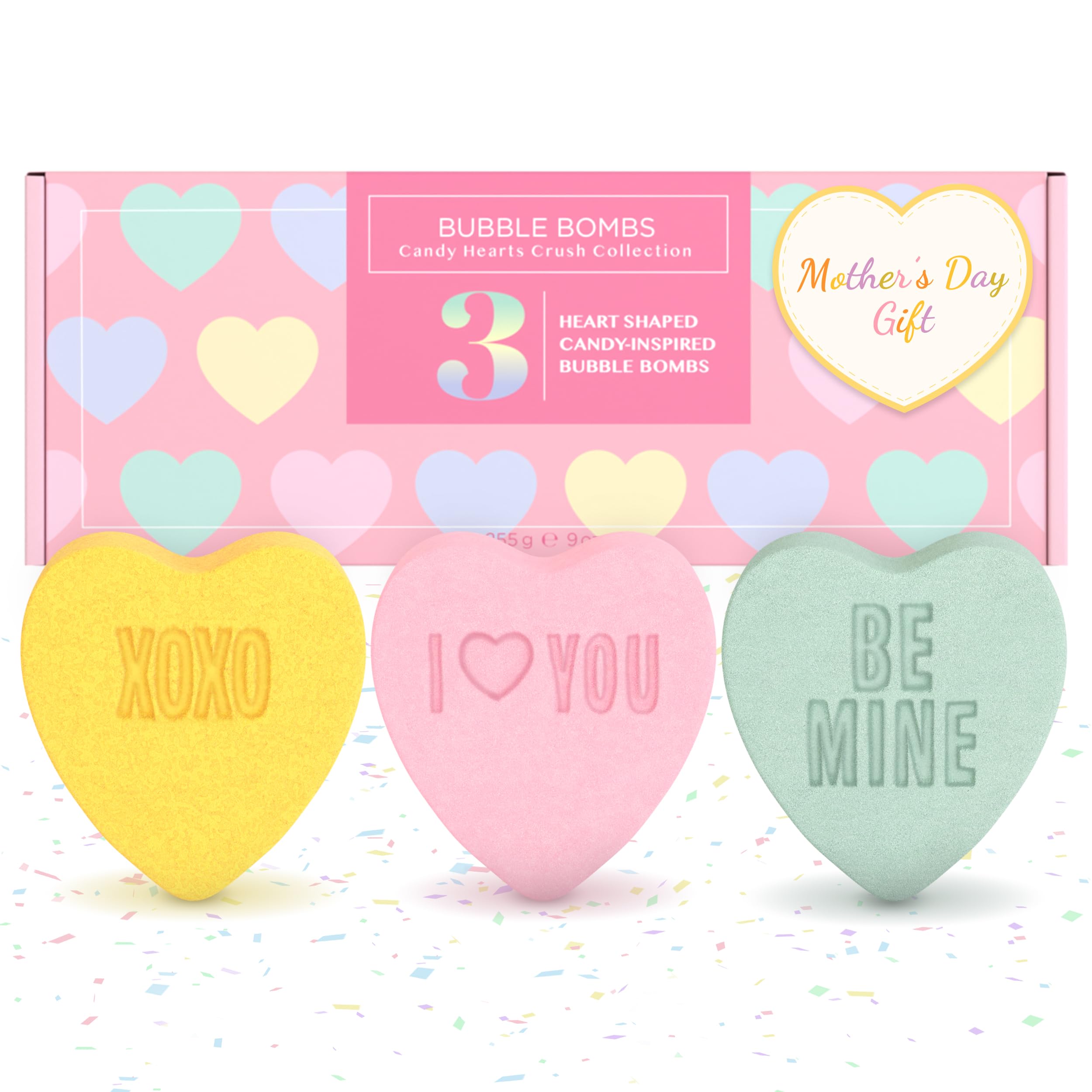 Amazon.com: Heart Bath Bombs for Women, Girls & Teens (3 Pack