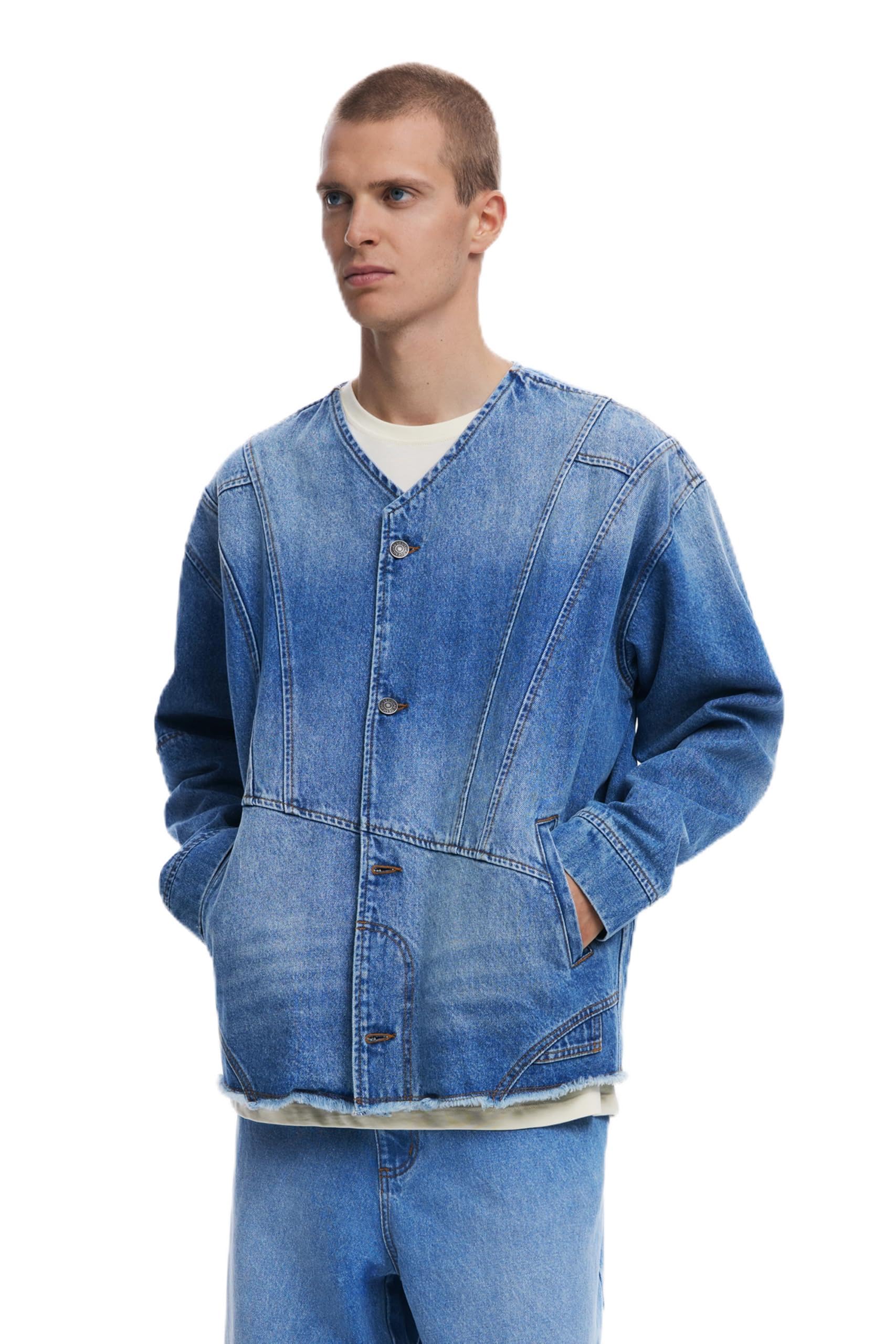Desigual CHAQ_TOULOUSE, 5007 DENIM LIGHT WASH, L
