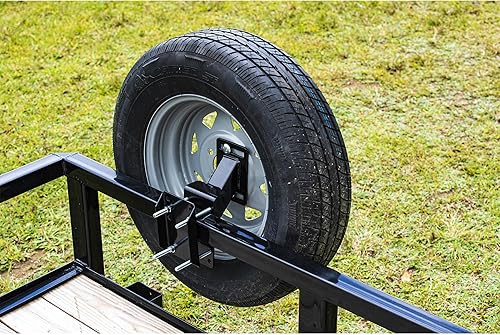 Miniatura 7 de Buyers Products, Portaneumáticos de repuesto universal para remolque, Material de acero al carbono, modelo # 5201014