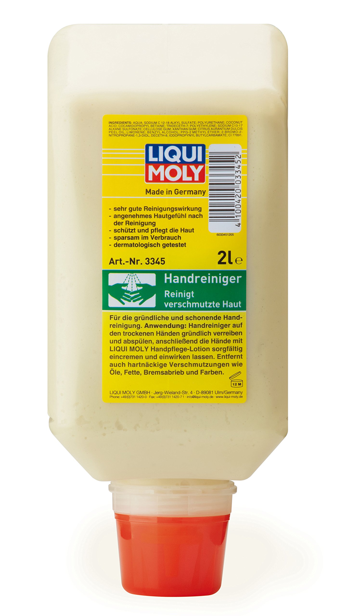 6x LIQUI MOLY 3345 Handwaschpaste Handreiniger 2L