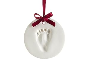 Pearhead Babyprints Christmas Ornament: Timeless First Christmas Keepsake