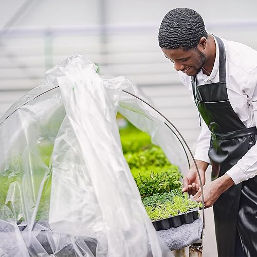 Miniatura 3 de Láminas de plástico transparente para invernaderos de 6 mil, película de plástico transparente para invernaderos, película de polietileno resistente