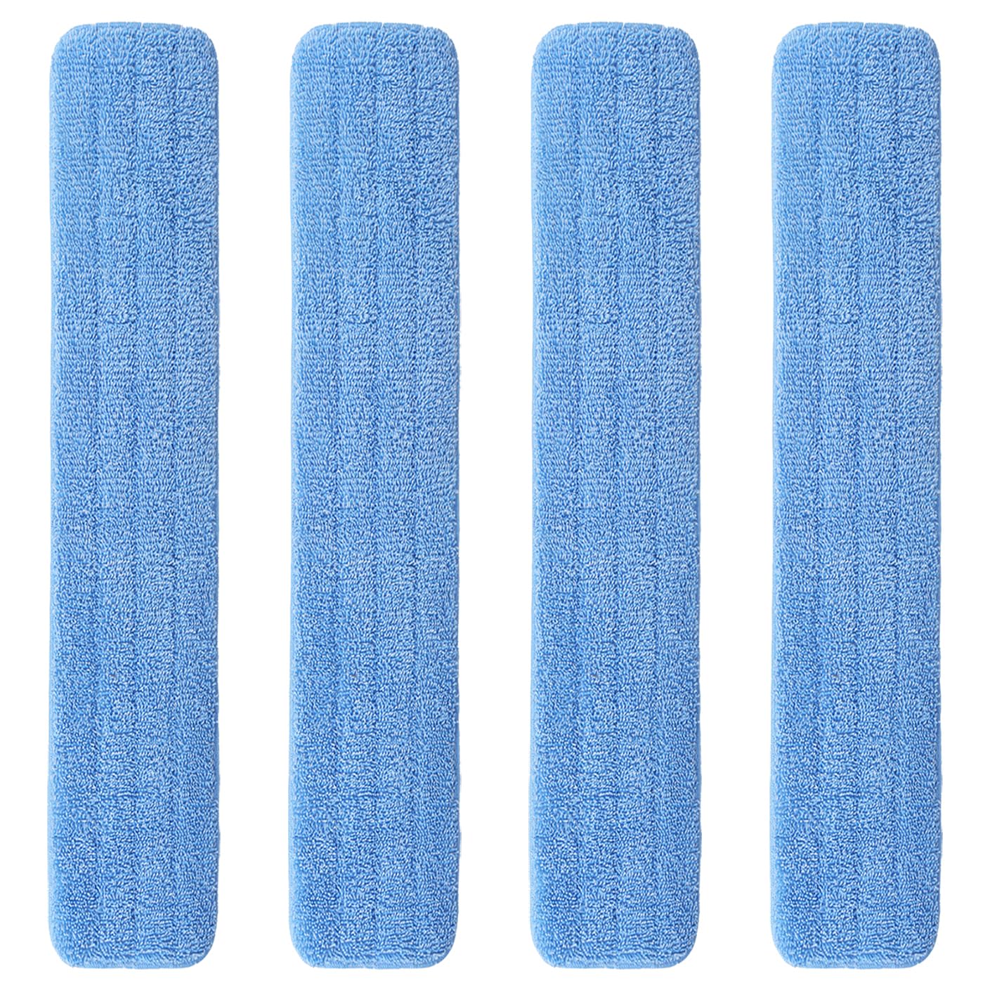 48" Microfiber Pad for Rubbermaid Commercial 48 Inch Mop Head - 4 Pack Replacement Wet &amp; Dry Commercial Reusable Cleaning Mop Refills Fit for Any Microfiber Flat Mop System 48"
