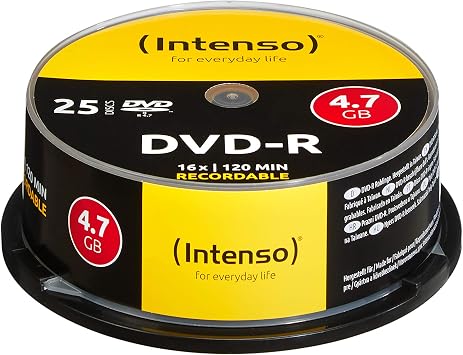 Intenso 4101154 DVD-R 16x 25 عبوة كيك بوكس