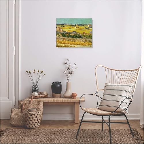 Miniatura 325 de A&T ARTWORK The Starry Night de Vincent Van Gogh. Tamaño del marco: 36 x 30 pulgadas, tamaño de la imagen: 30 x 24 pulgadas, reproducciones clásicas