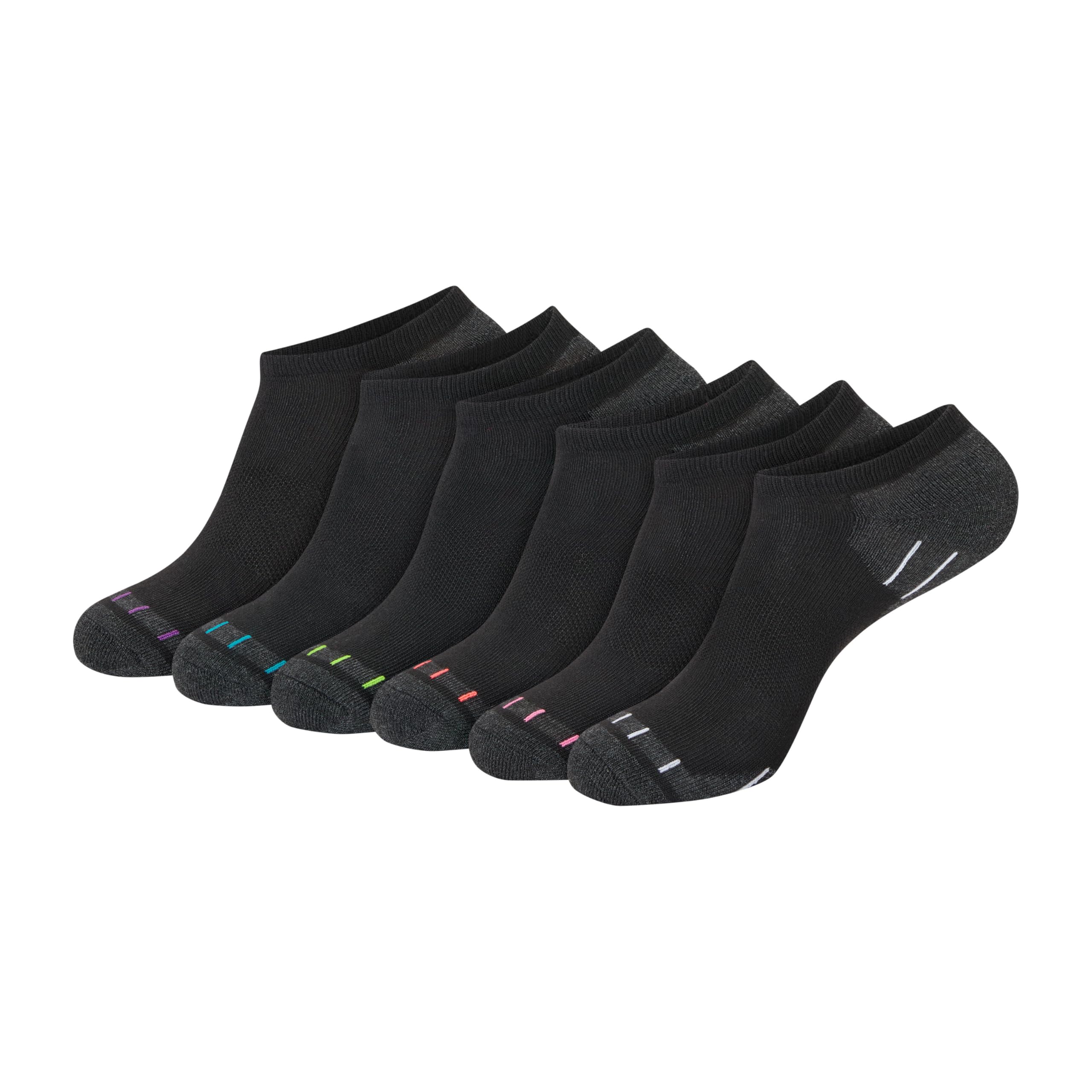 Hanes Women's 6-Pair Comfort Fit No Show Socks