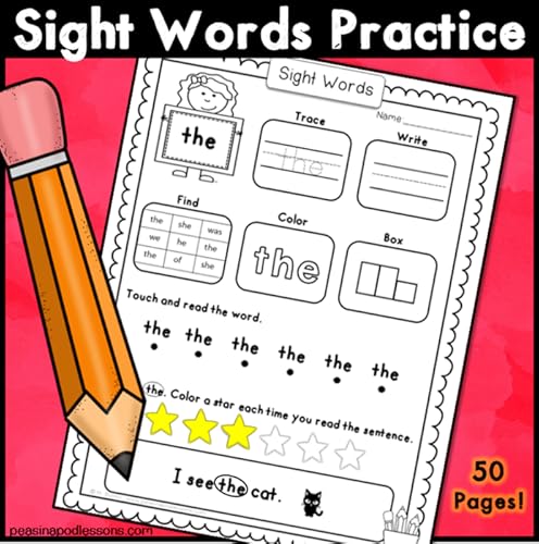 sight words worksheets digital educational resources