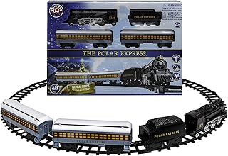 Lionel Polar Express Battery Operated Mini Model Train Set Standard, Multicolor, 711925