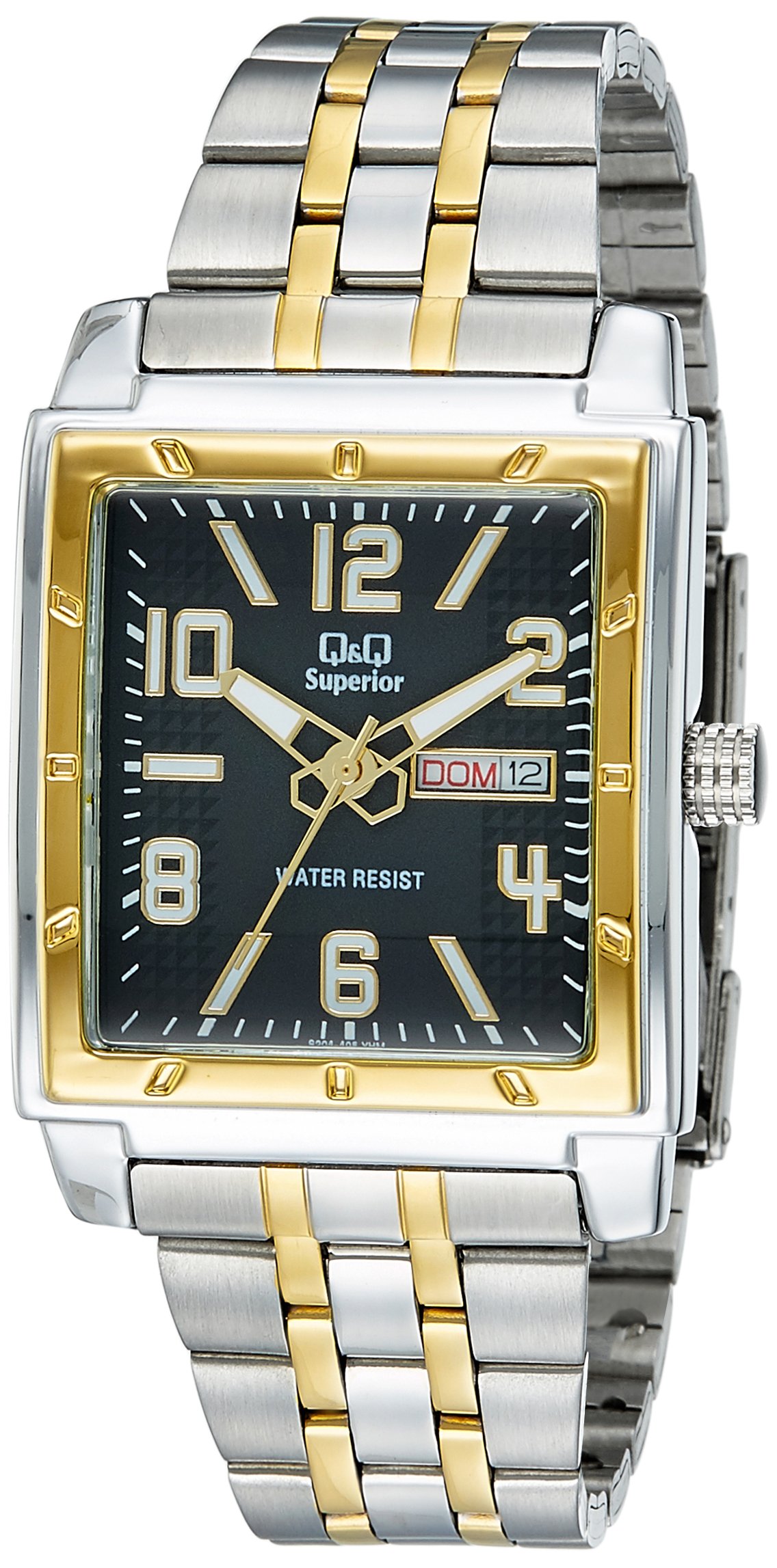 Q&Q Shogun Analog Black Dial Mens Watch - S204-405Y (B00OKH7BII) Amazon Price History, Amazon Price Tracker