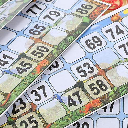 Miniatura 8 de VICASKY Russian Lotto - Juego de bingo de madera para adultos y familia, juego de tombola estilo soviético vintage, ideal para viajes, reuniones,