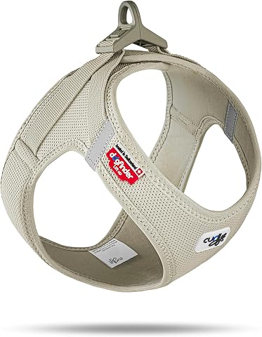 CURLI VEST HARNESS CURLI CLASP AIR-MESH LIGHT-TAN L