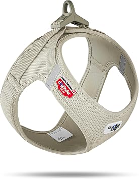 Curli Vest Harness Clasp Air-Mesh Light-Tan 3XS