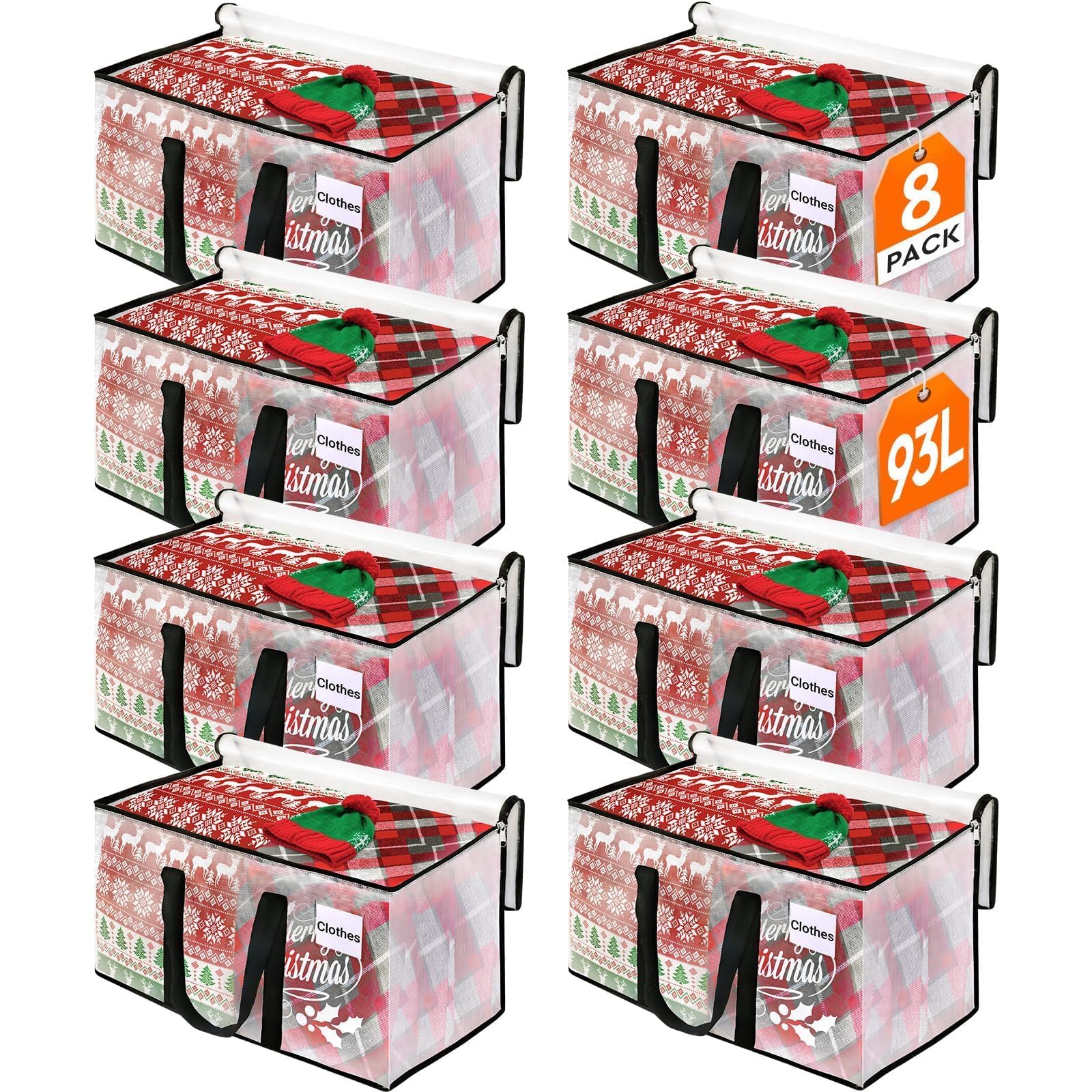 Amazon.com: BlissTotes Moving Bags, 93L 8-Pack Storage Bags