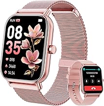 Montre Connectée Homme Femme avec Appels Bluetooth,1,85" écran Montre Intelligent avec Fréquence Cardiaque,SpO2,Sommeil,Podometre,IP67 étanche Montre Fitness Compatible avec Android iOS