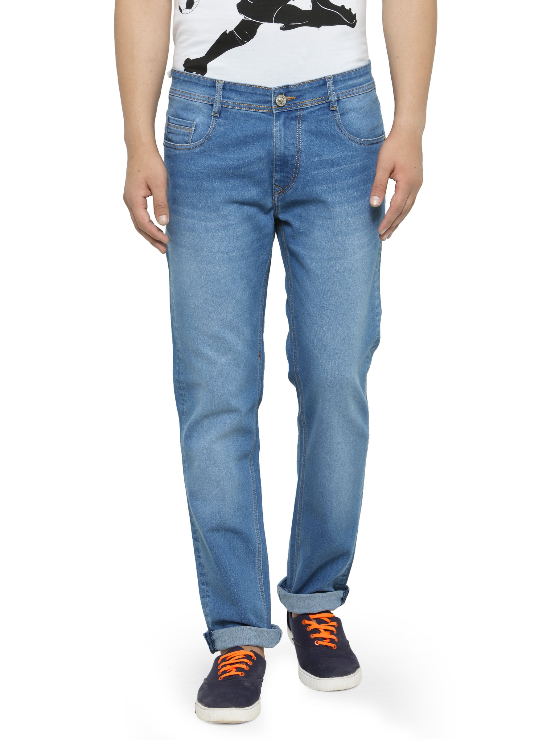 Ben MartinMen's Slim Fit Mid Rise Denim Strechable Jeans