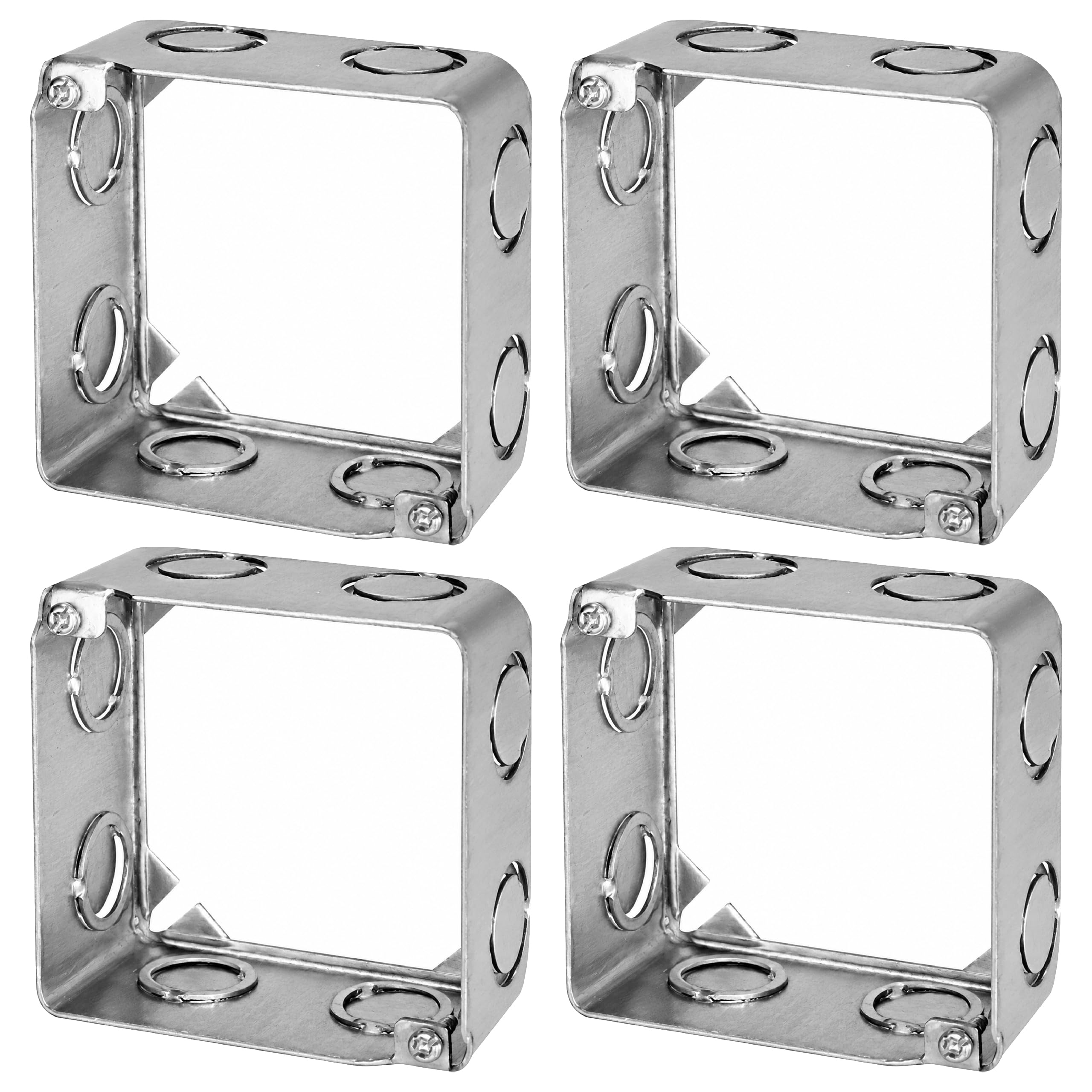 Amazon.com: OHLECTRIC 4 in Square Steel Box Extension Ring 2-1/8