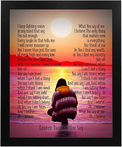 Miniatura 6 de I Believe - Lauren Daigle Christian Inspirational Song Lyrics Wall Art, Worship Music Wall Decor Print For Home Home, Office Decor, Church, or Dorm